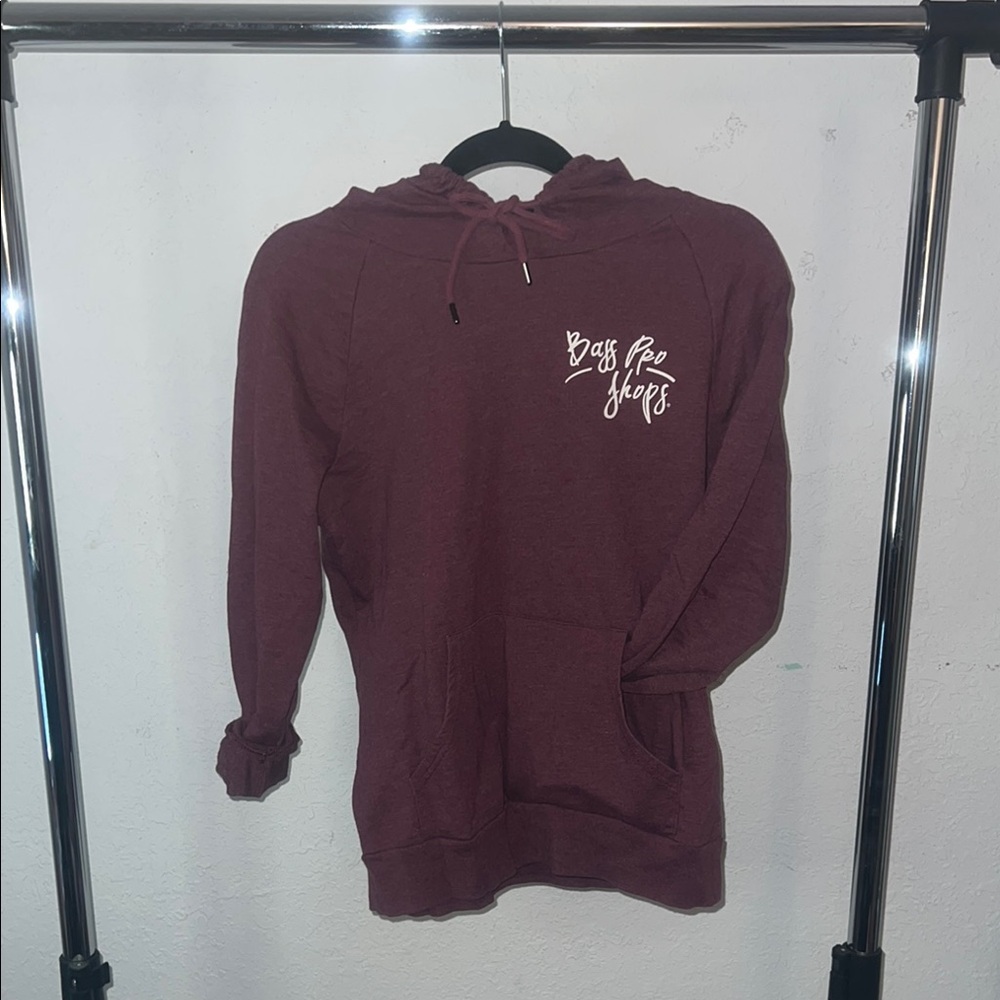 Bass Pro Shops Women's Maroon Hoodie Sweater